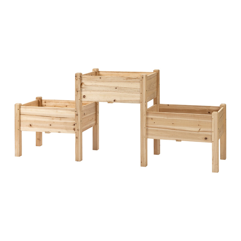 جعبه کاشت مستقل تخت باغی 3 طبقه برای سبزیجات، گیاهان دارویی، گل ها جعبه کاشت مستقل تخت باغی 3 طبقه برای سبزیجات، گیاهان دارویی، گل ها