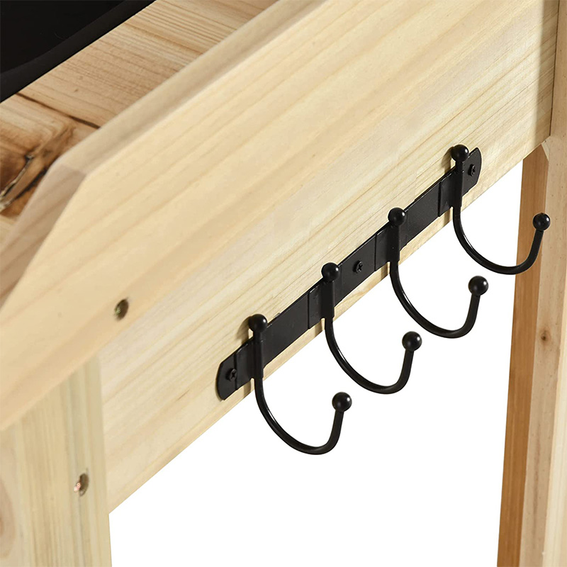 میز نیمکت گلدان، ایستگاه کاری باغ با صفحه غربال، سینک و سبد قابل جابجایی