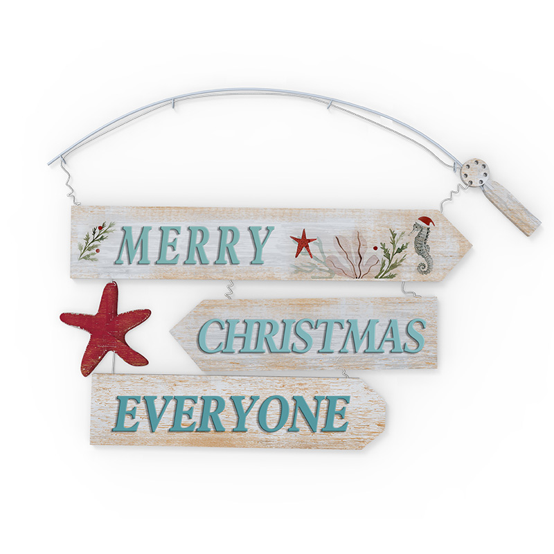 تابلوی محل شادی ساحل من - دکور خانه ساحلی - تابلوی چوبی