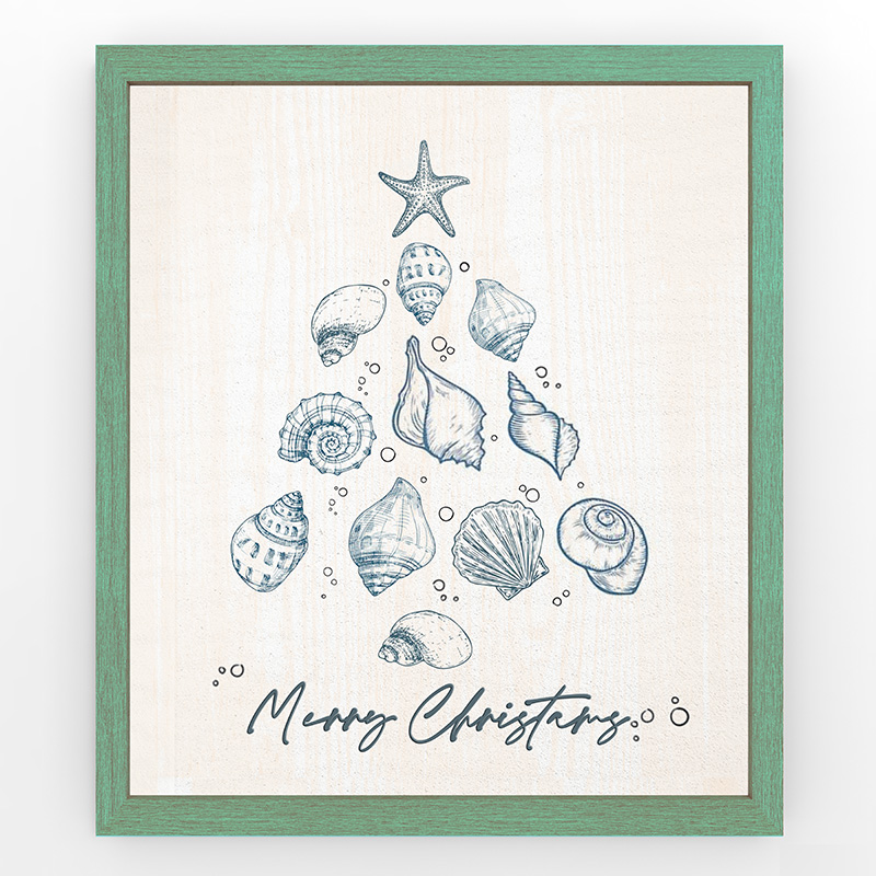 تابلوی محل شادی ساحل من - دکور خانه ساحلی - تابلوی چوبی