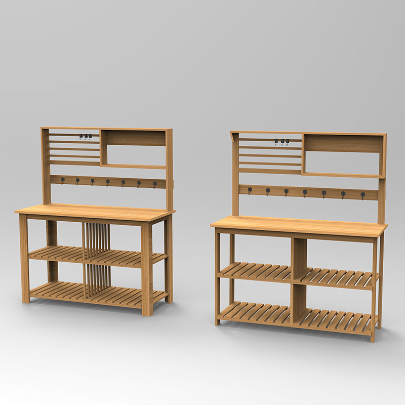 میز نیمکت گلدان، ایستگاه کاری باغ با صفحه غربال، سینک و سبد قابل جابجایی