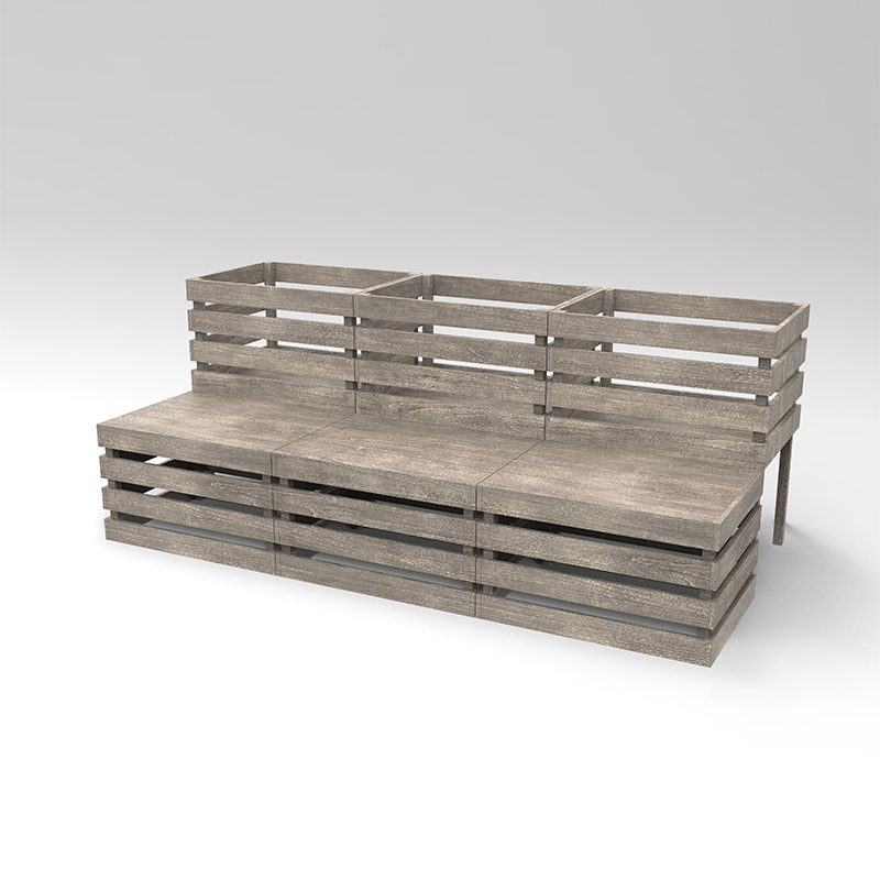 جعبه کاشت مستقل تخت باغی 3 طبقه برای سبزیجات، گیاهان دارویی، گل ها