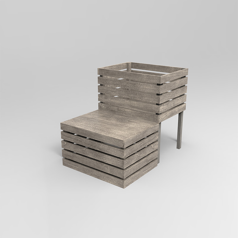 جعبه کاشت مستقل تخت باغی 3 طبقه برای سبزیجات، گیاهان دارویی، گل ها