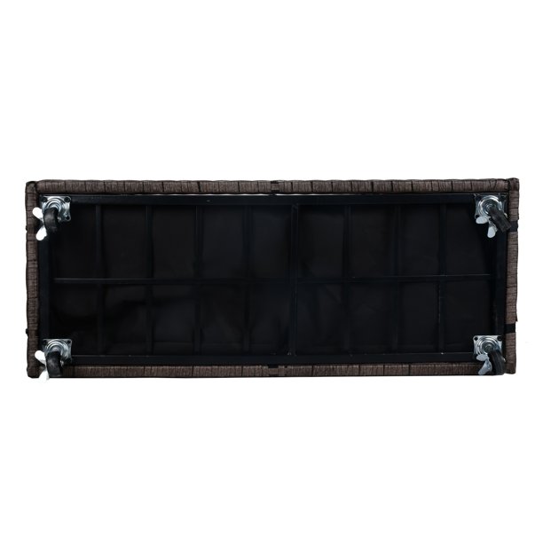 جعبه کاشت گل حصیری داخلی/خارجی با قفسه نگهداری ابزار در زیر و محوطه کار مرتفع 28 اینچی H