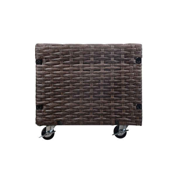 جعبه کاشت گل حصیری داخلی/خارجی با قفسه نگهداری ابزار در زیر و محوطه کار مرتفع 28 اینچی H