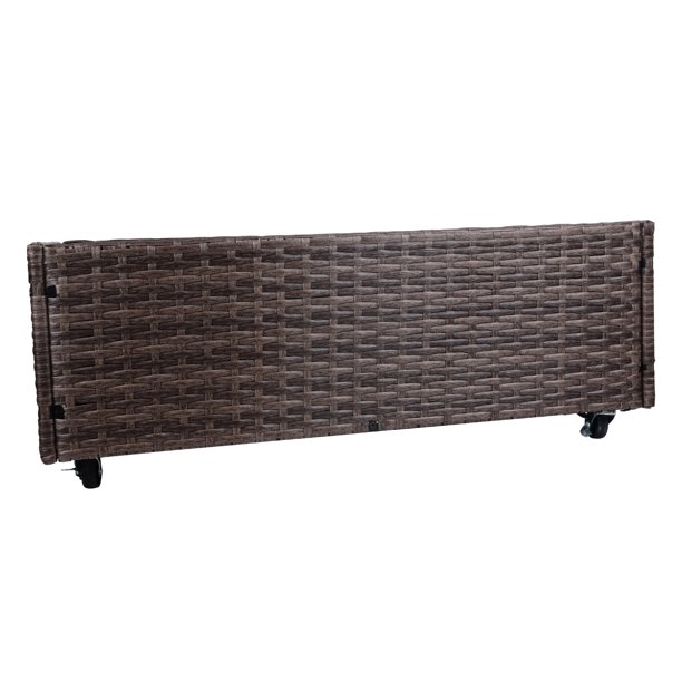 جعبه کاشت گل حصیری داخلی/خارجی با قفسه نگهداری ابزار در زیر و محوطه کار مرتفع 28 اینچی H