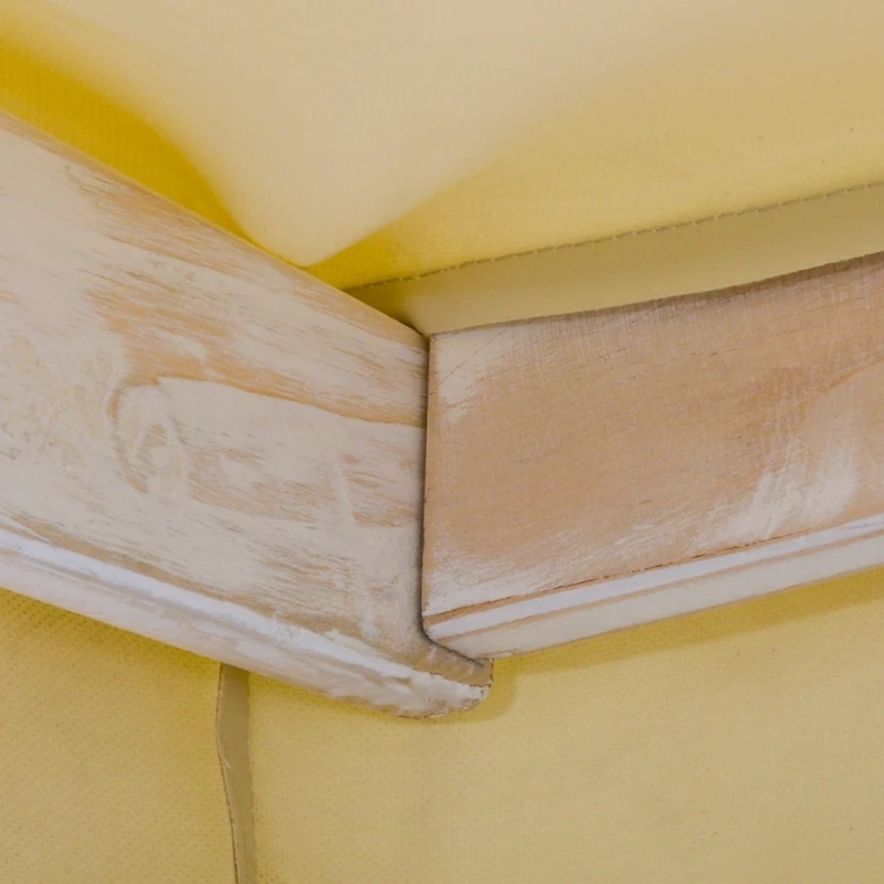 تاب ایوان دو نفره در فضای باز با پایه چوبی، طراحی قاب A قوی و سایبان ضد آب قابل تنظیم