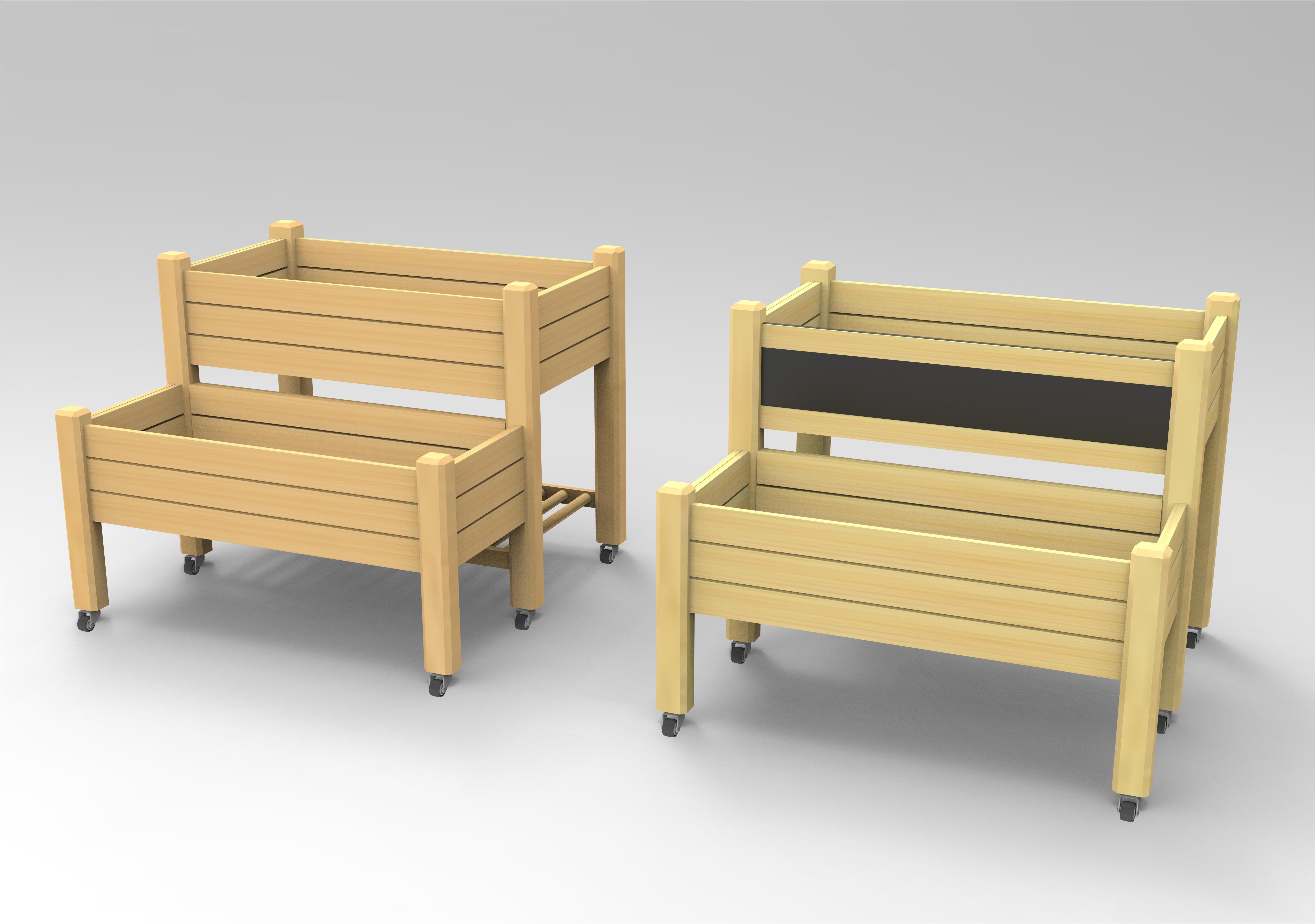 کودکان و نوجوانان بزرگ باغچه کاشت تخت