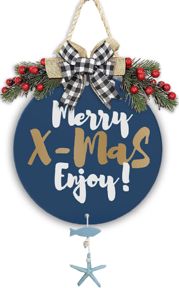 دکور پناهگاه ساحلی Lixincrafts، دکور به سبک دریا، تاج گل صدفی