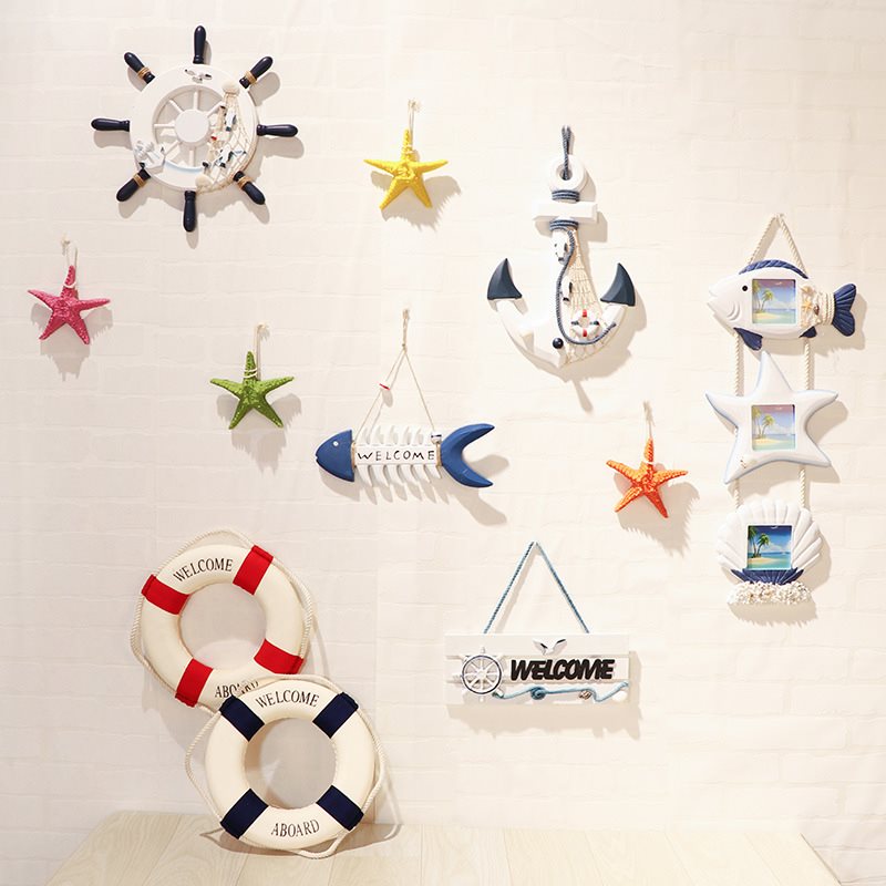 دکور پناهگاه ساحلی Lixincrafts، دکور سبک دریا،